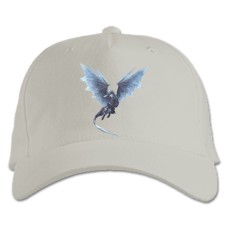 Бейсболка с принтом Монстер Хантер: Мир Создание Прикольный Принт - белая