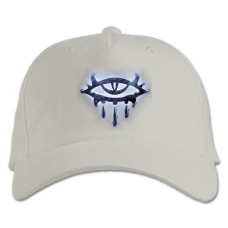 Бейсболка с принтом Невервинтер Логотип - белая