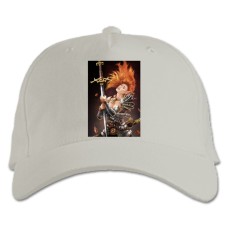 Бейсболка с принтом Невервинтер Могущая Женщина - белая