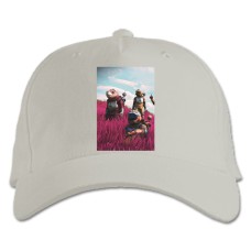 Бейсболка с принтом Ноу Менс Скай Герои - белая