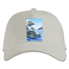 Бейсболка с принтом Ноу Менс Скай Создания - белая