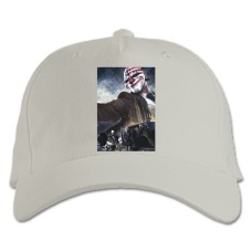 Кепка з принтом Пейд Герой - біла