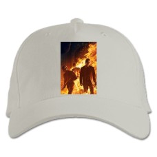 Кепка з принтом Пейд Герої - біла