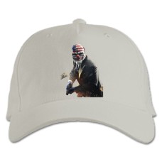 Кепка з принтом Пейд Головний Герой - біла