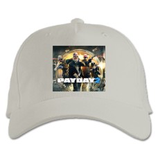 Бейсболка с принтом Пейдей 2 Тематика - белая