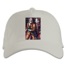 Бейсболка с принтом Пейдей Арт Версия - белая