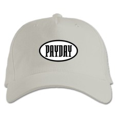 Бейсболка с принтом Пейдей Логотип - белая