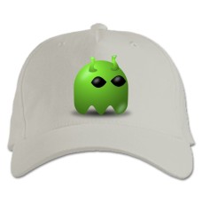 Кепка з принтом Пакман Чужий Герой - біла