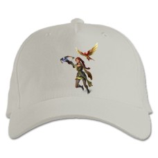 Кепка з принтом Паладин Кессі - біла