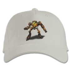 Кепка з принтом Паладин Рукус - біла