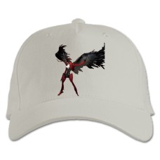 Кепка з принтом Персона 5 Принт Герой - біла