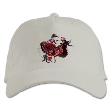 Кепка з принтом Персона 5 Герої Принт - біла