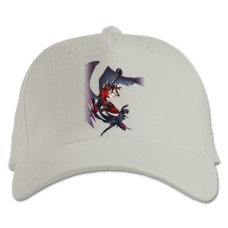 Кепка з принтом Персона 5 Прикольний Принт - біла