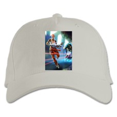 Бейсболка с принтом Портал Герой - белая