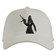 Кепка з принтом Пабг Сильний Герой - біла