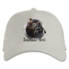 Baseball cap with Print Resident Evil Logo Print - white