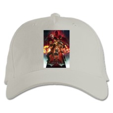 Baseball cap with Print Resident Evil Theme - white