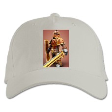 Baseball cap with Print Roblox Hero Print - white