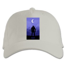 Baseball cap with Print Rust Hero - white