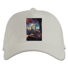Baseball cap with Print Sea Of ​​Thieves Theme Print - white