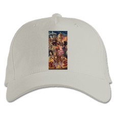 Baseball cap with Print Sekiro Shadow Die Twice Theme - white