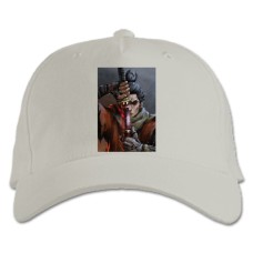 Baseball cap with Print Sekiro Shadow Die Twice Hero - white