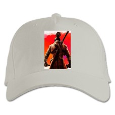 Baseball cap with Print Sekiro Shadow Die Twice Print Hero - white