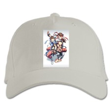 Baseball cap with Print Street Fighter Heroes - white