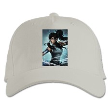 Baseball cap with Print Street Fighter Girl Hero - white