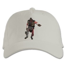 Baseball cap with Print Team Fortress Hero - white