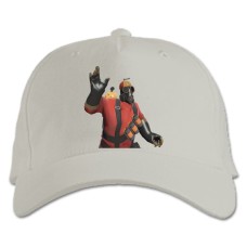 Baseball cap with Print Team Fortress Print Hero - white