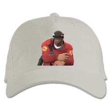 Baseball cap with Print Team Fortress Theme Hero - white