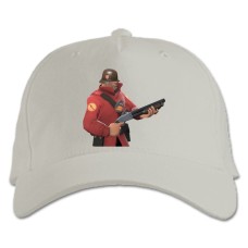 Baseball cap with Print Team Fortress Theme Hero Print - white