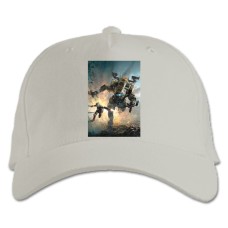 Baseball cap with Print Titanfall Heroes Print - white