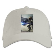 Baseball cap with Print Titanfall Battle Hero - white