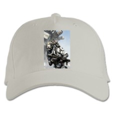 Baseball cap with Print Titanfall Hero Battle - white