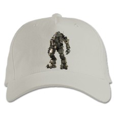 Baseball cap with Print Titanfall Theme Robot - white