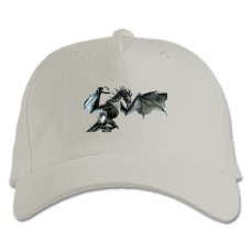 Baseball cap with Print The Elder Scrolls Dragon Print - white