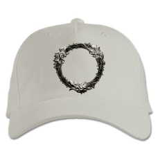 Baseball cap with Print The Elder Scrolls Circle - white