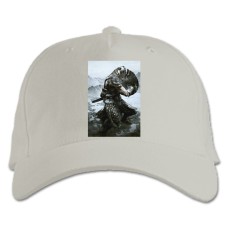 Baseball cap with Print The Elder Scrolls Powerful Hero - white