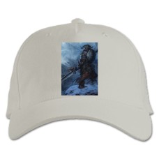 Baseball cap with Print The Elder Scrolls Theme - white