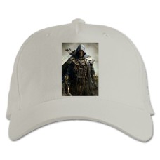 Baseball cap with Print The Elder Scrolls Archer Hero - white