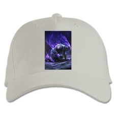 Baseball cap with Print The Elder Scrolls Magic Hero - white