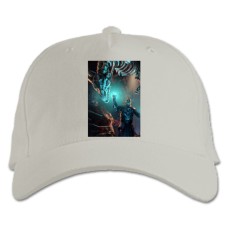 Baseball cap with Print The Elder Scrolls Dragon Hero - white