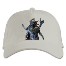 Baseball cap with Print The Elder Scrolls Vampire Lord Hero Print - white