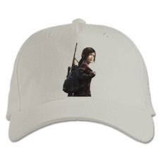 Baseball cap with Print The Last Of Us Ellie - white
