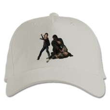 Baseball cap with Print The Last Of Us Print - white