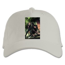Baseball cap with Print The Last Of Us Theme - white