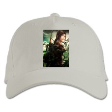 Baseball cap with Print The Last Of Us Ellie Print - white