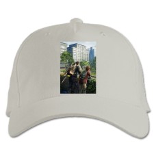 Baseball cap with Print The Last Of Us Heroes Print - white